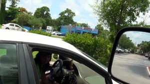 Street Blowjobs: Hazel Allure giving head for Preston Parker