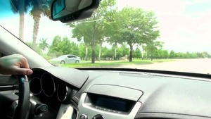 8thStreetLatinas: Bliss Dulce next to Michael Vegas outdoors