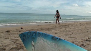 StreetBlowjobs - Mila Fresh bikini cameltoe pussy eating