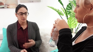 SneakySex: Bald Bridgette B POV blowjob sensual kissing