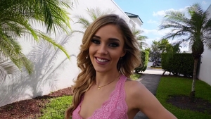 Pervs On Patrol: Kali Roses & Tony Rubino voyeur POV blowjob