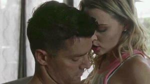 New Sensations: Blonde hair Aubrey Sinclair enjoys sex scene