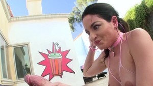 Swallowed.com: Deepthroat along with vulgar Kissa Sins