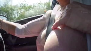 LadySonia - Busty housewife gets plowed outdoors