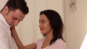 XSensual: Shaved & skinny Kastiel Cherry cumshot