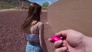 Tiny4K - Cumshot in park starring boyfriend