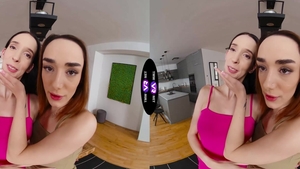 TmwVRNet.com: Beautiful very juicy in the outfit pussy eating