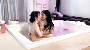 All Girl Massage: Sisters Share a Steamy Bathtub