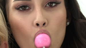 Cum swapping lesbians go wild together